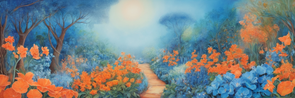 complementary colors to blue article