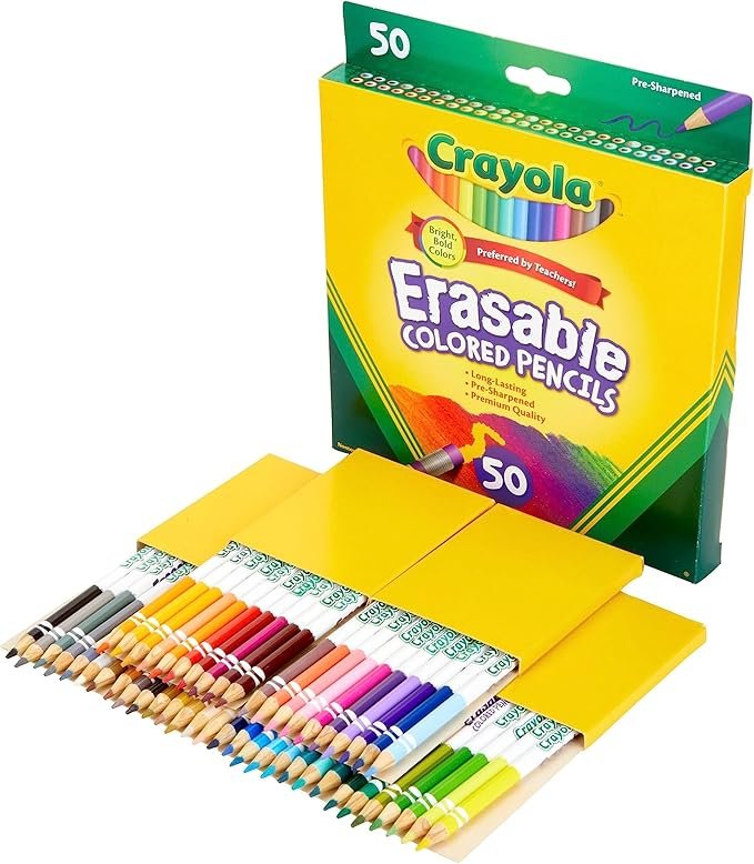 Crayola Colored Pencils With Eraser Image