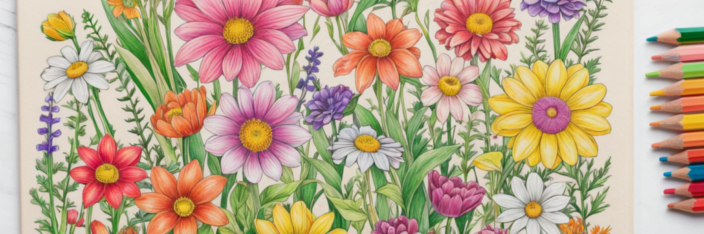 Colored Pencils With Eraser Artwork