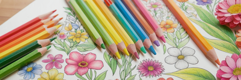 colored pencils with eraser cover