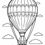 free printable coloring page balloon