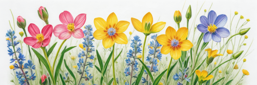 flowers coloring pages to print