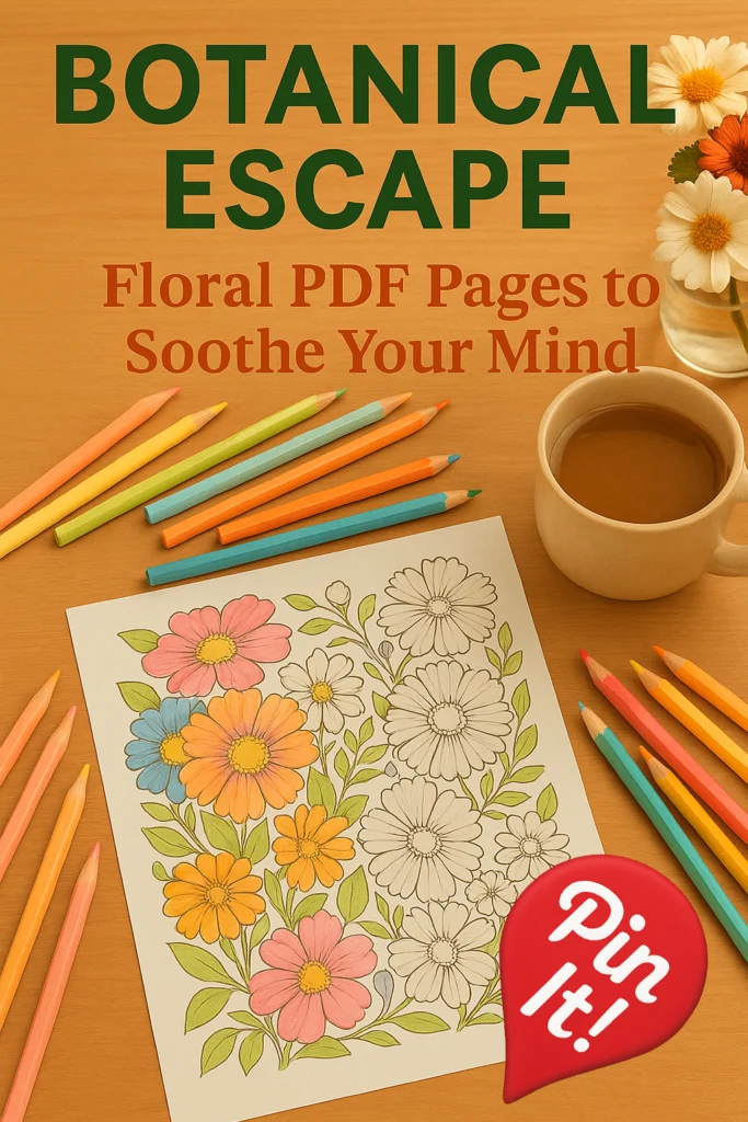 flowers pdf adult coloring books pin